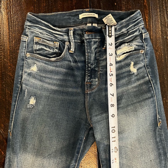Good American Good Legs Cropped Skinny Jeans - size 25/0 - excellent condition! - Picture 6 of 14